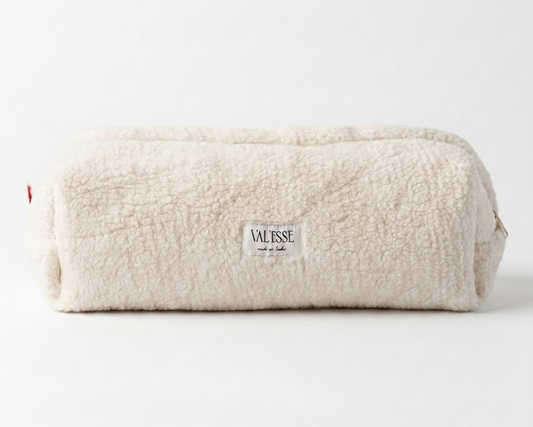 Cream Cloud Hair Tools Pouch