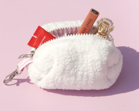 Cream Cloud White Mini Pouch