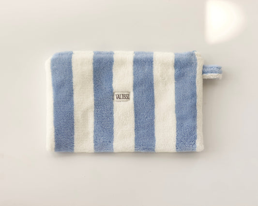 Cabana Blue Large Flat Pouch