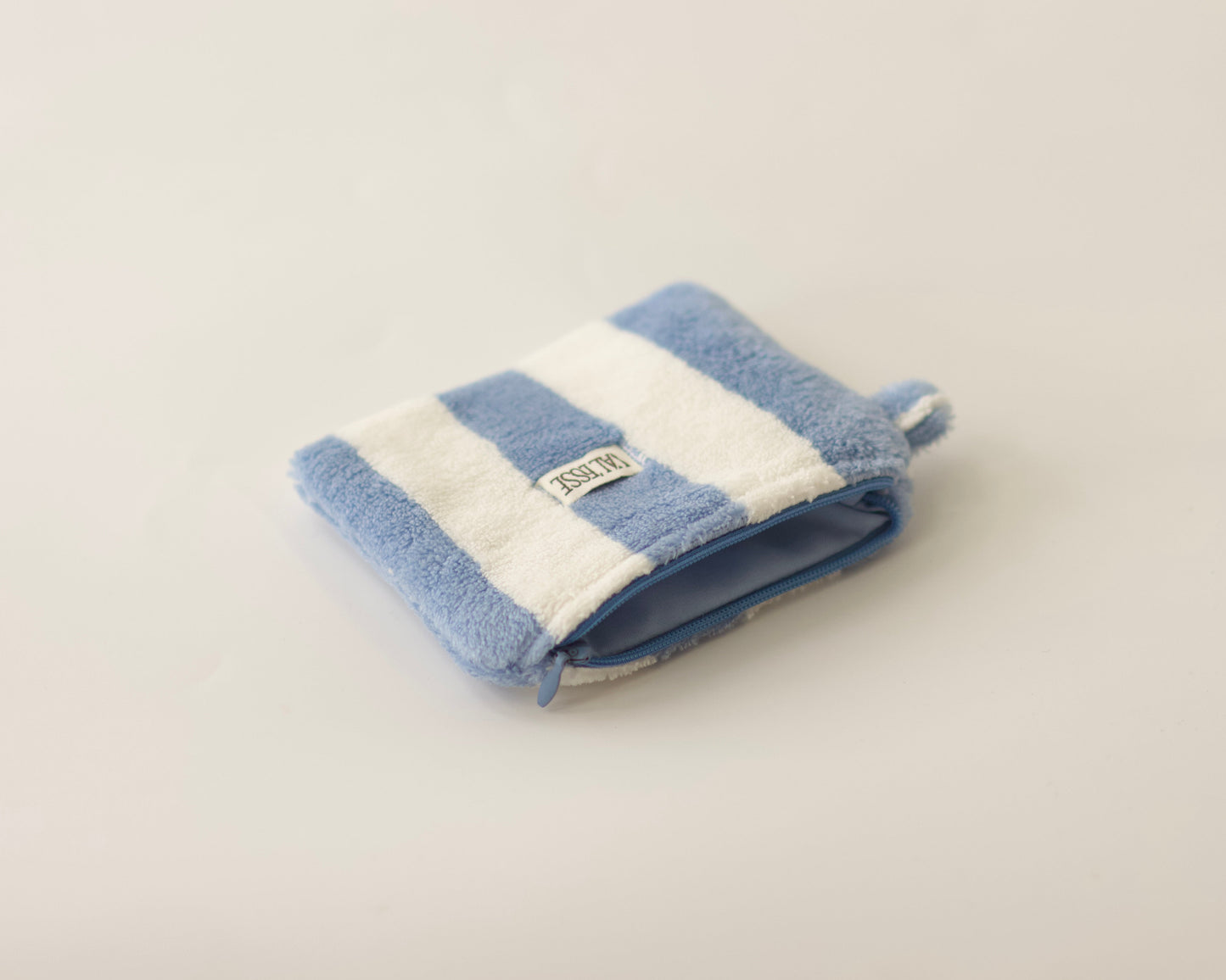 Cabana Blue Mini Flat Pouch